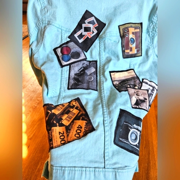 Kodak photo embroidered denim jacket - Picture 6 of 6